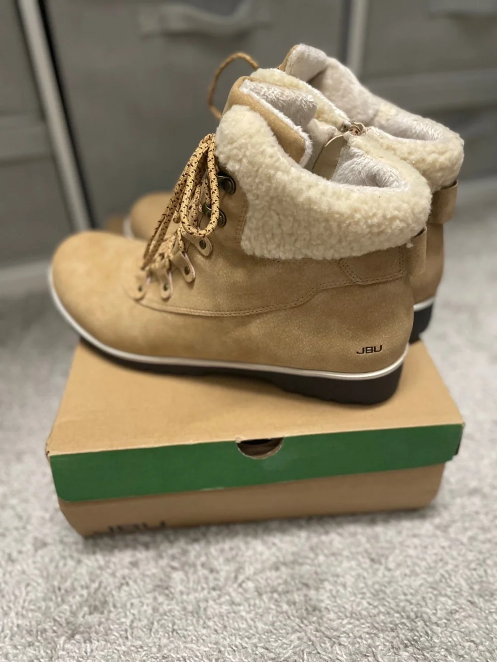JBU by Jambu Bluestone Tan Water-Resistant Boots – Women’s Size 11M
